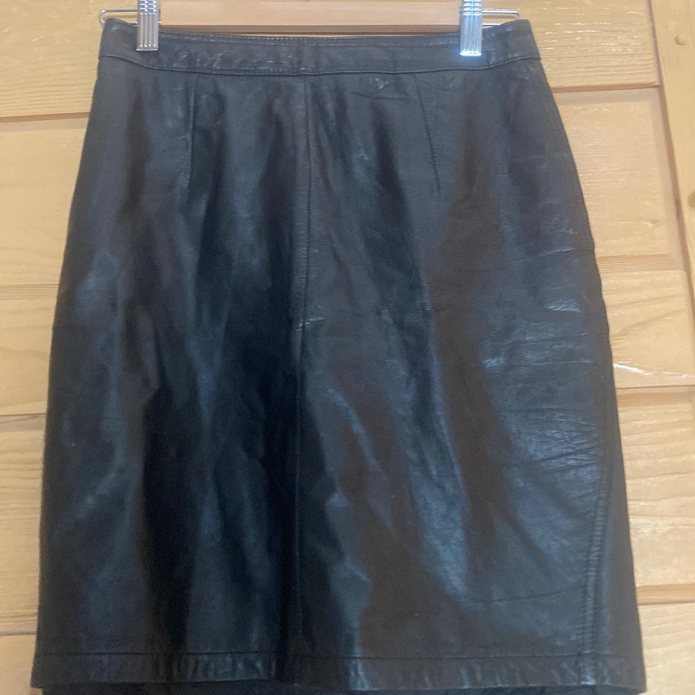 Vintage early 80’s Berman’s leather skirt